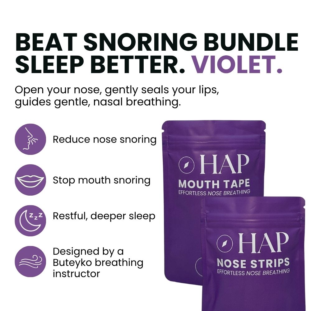 Beat Snoring Bundle - Mouth Tape + Nose Strip