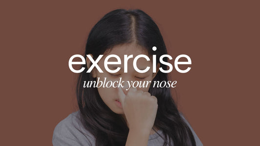 Unblock your nose with a simple exercise