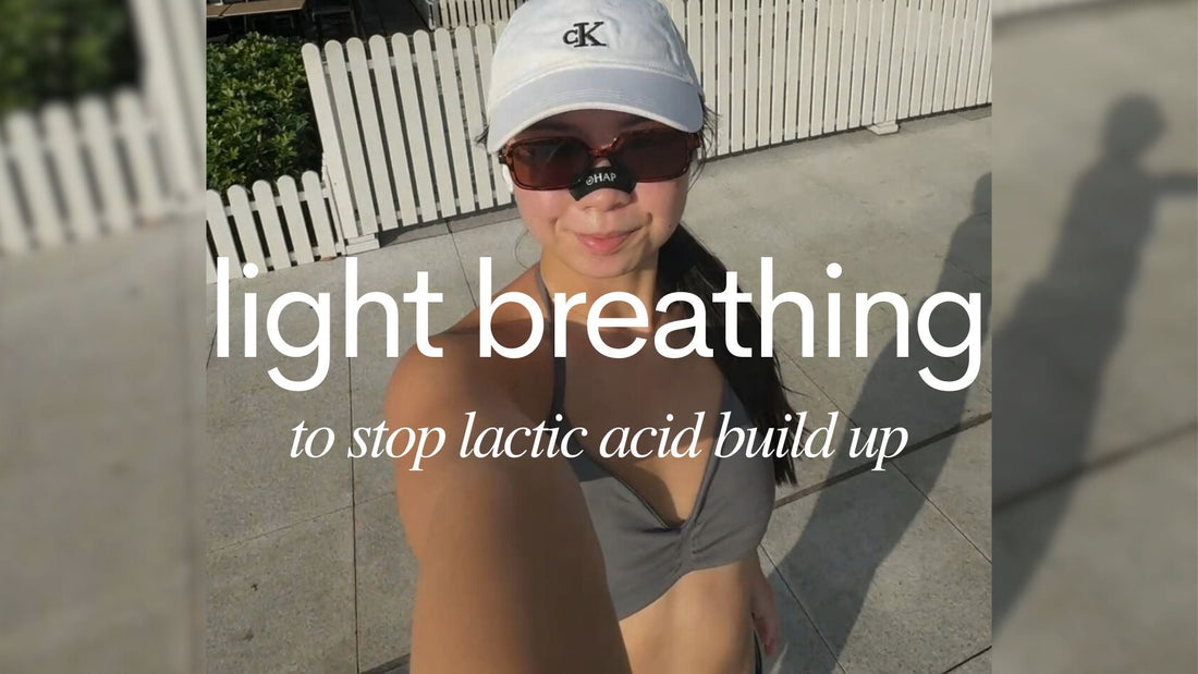 Stop lactic acid buildup with Breathholds