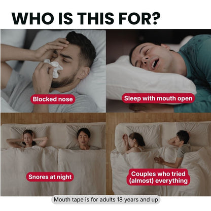 HAP Beat Snoring Bundle (Mouth Tape + Nose Strip)
