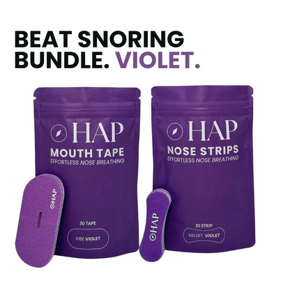 Beat Snoring Bundle - Mouth Tape + Nose Strip