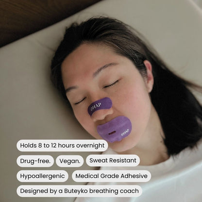 HAP Beat Snoring Bundle (Mouth Tape + Nose Strip)