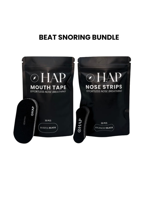 Beat Snoring Bundle - Mouth Tape + Nose Strip